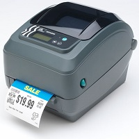 Zebra POS label printer